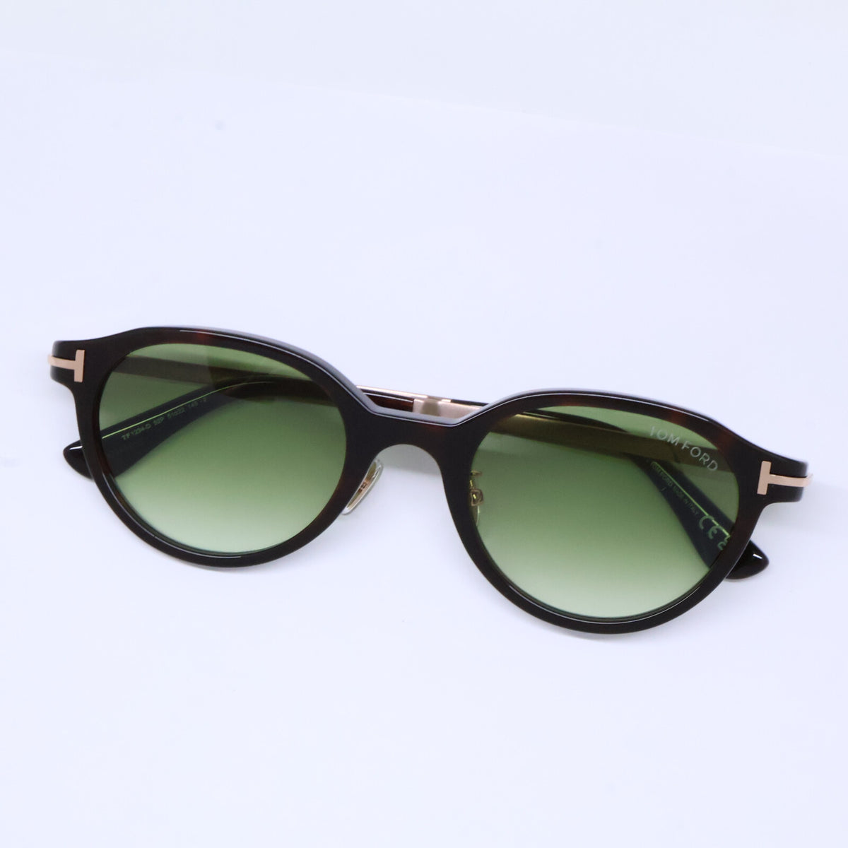 TOM FORD トムフォード FT1234-D/S 52P ダークハバナ グリーングラデーションレンズ ボストンサングラス サングラス