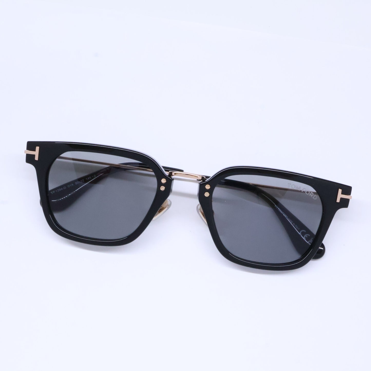 TOM FORD トムフォード FT1394-D/S 01A ブラック×ゴールド ウェリントンシェイプ コンビネーションサングラス サングラス
