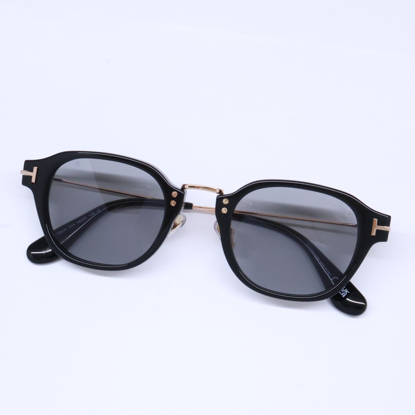 TOM FORD トムフォード FT1395-D/S 01A ブラック×ゴールド ボストン型フロント コンビネーションサングラス サングラス