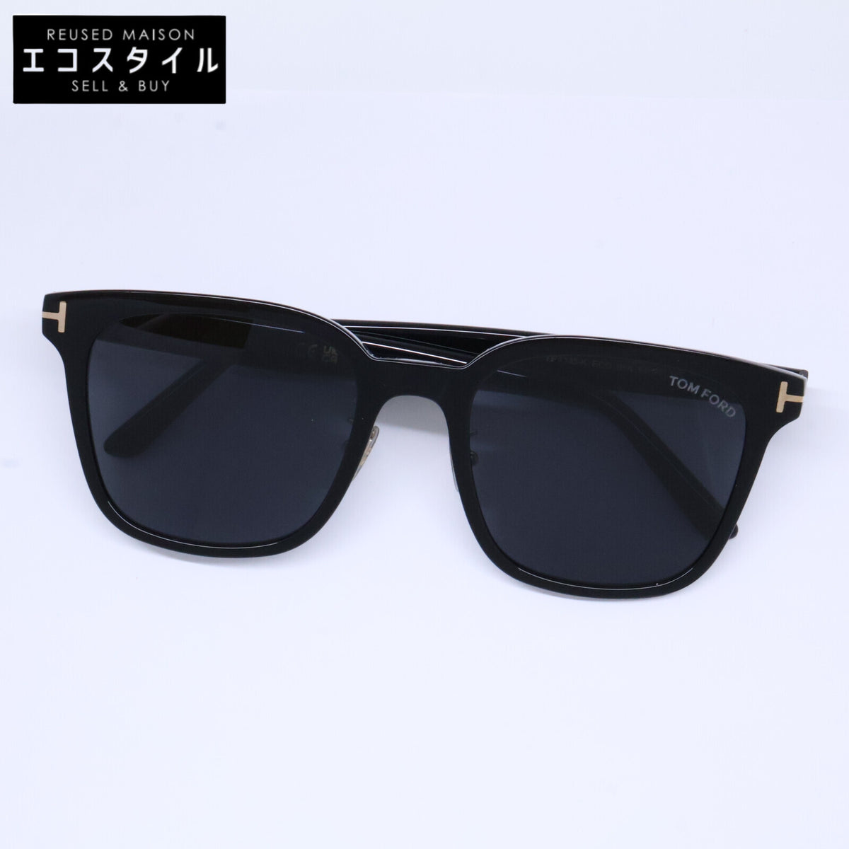 TOM FORD トムフォード FT1135-K/S 01A ブラック ウェリントン ビッグフレームサングラス サングラス