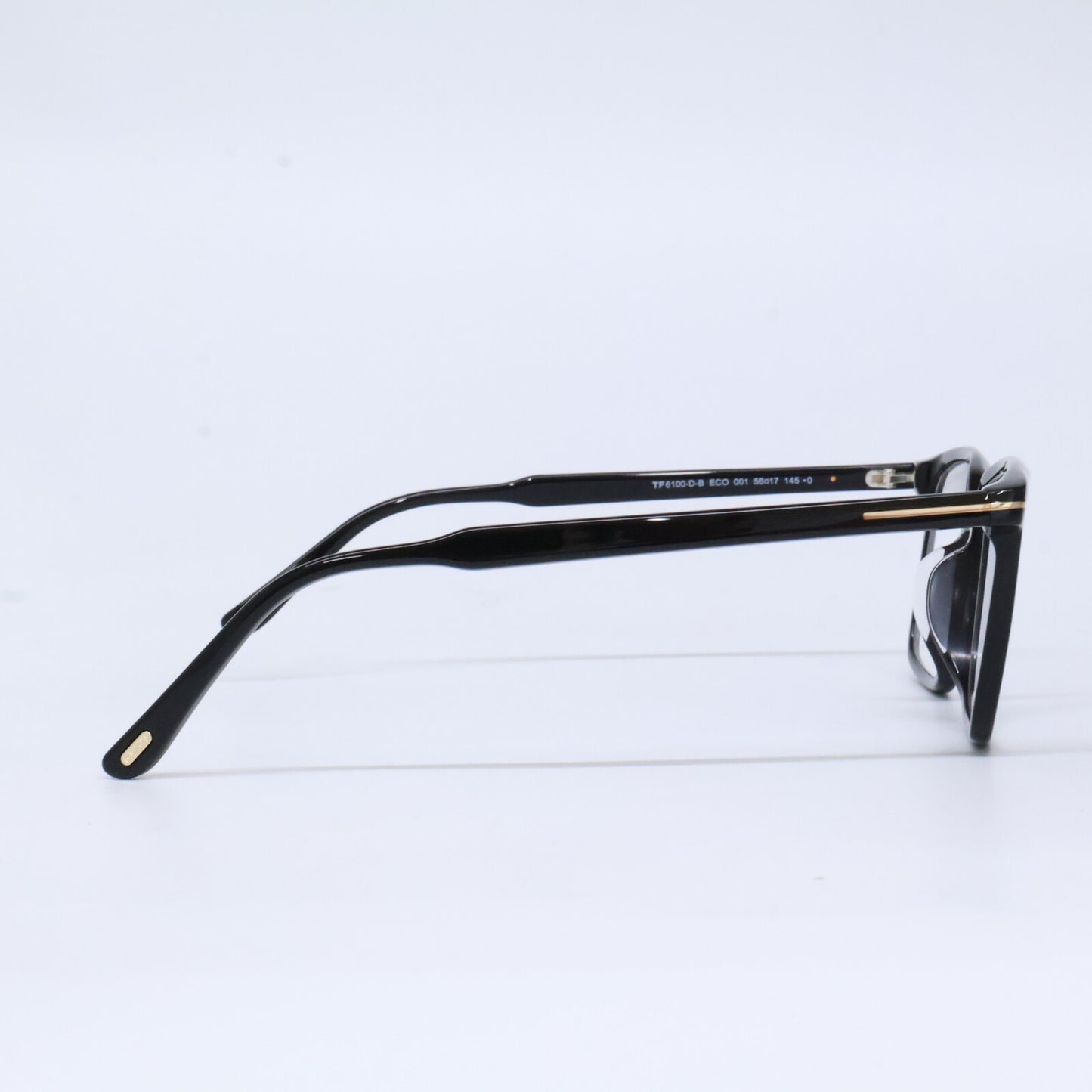 TOM FORD トムフォード FT6100-D-B/V 001 シャイニーブラック アジアンフィットサングラス 眼鏡