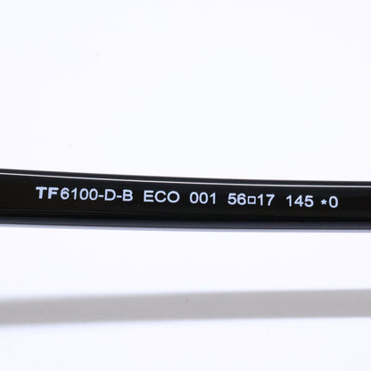 TOM FORD トムフォード FT6100-D-B/V 001 シャイニーブラック アジアンフィットサングラス 眼鏡