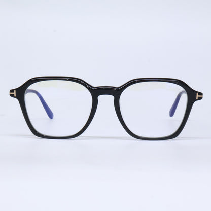 TOM FORD トムフォード FT6101-D-B/V 001 シャイニーブラック ウェリントン/ボストン調フレーム ブルーライトカットメガネ 眼鏡