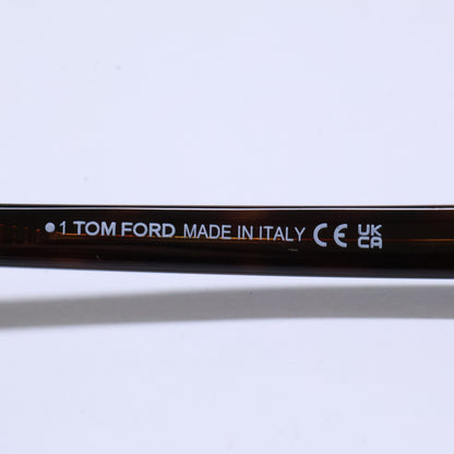 TOM FORD トムフォード FT6101-D-B/V 052 ダークハバナ ウェリントン/ボストン調フレーム ブルーライトカットメガネ 眼鏡
