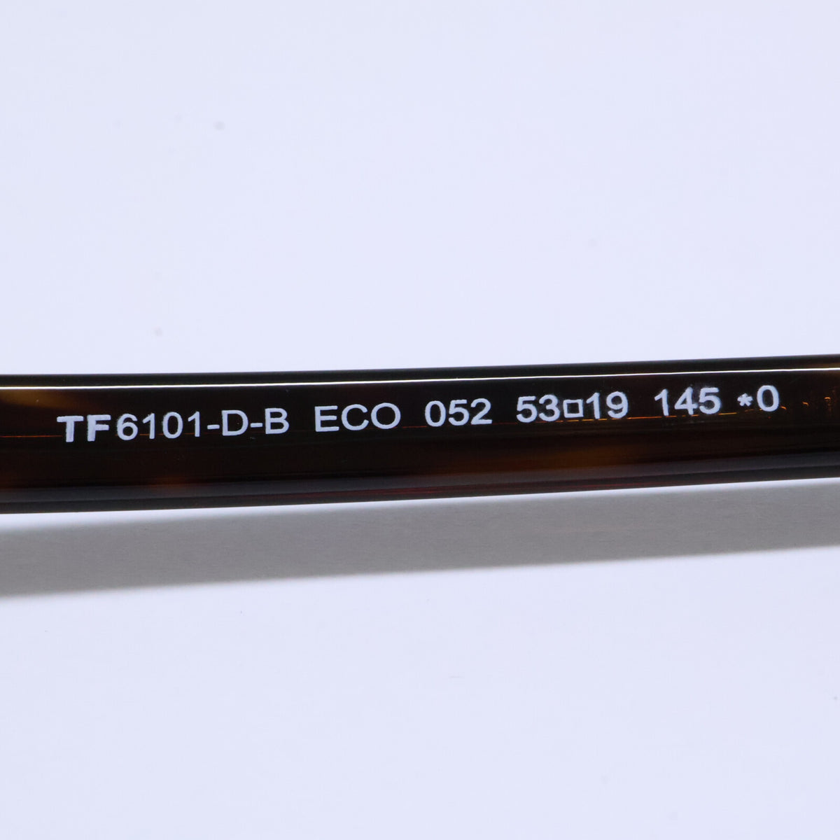 TOM FORD トムフォード FT6101-D-B/V 052 ダークハバナ ウェリントン/ボストン調フレーム ブルーライトカットメガネ 眼鏡