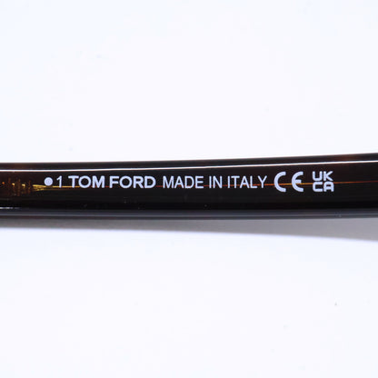 TOM FORD トムフォード FT6101-D-B/V 052 ダークハバナ ウェリントン/ボストン調フレーム ブルーライトカットメガネ 眼鏡
