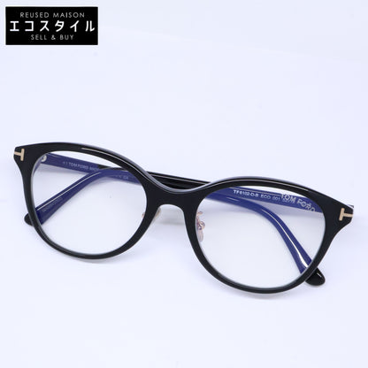 TOM FORD トムフォード FT6102-D-B/V 001 ブラック×ゴールド キャッツアイ/フルリム ブルーライトカットメガネ 眼鏡