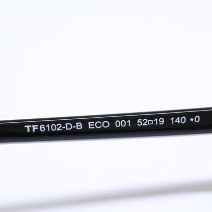 TOM FORD トムフォード FT6102-D-B/V 001 ブラック×ゴールド キャッツアイ/フルリム ブルーライトカットメガネ 眼鏡