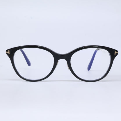TOM FORD トムフォード FT6102-D-B/V 001 ブラック×ゴールド キャッツアイ/フルリム ブルーライトカットメガネ 眼鏡