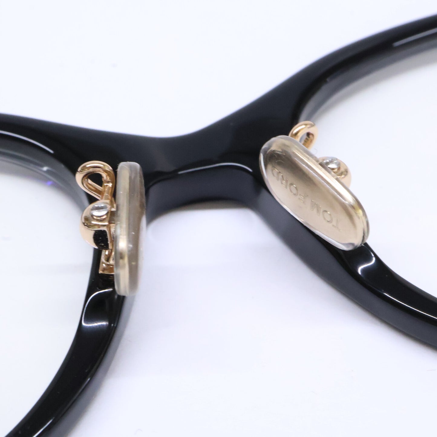 TOM FORD トムフォード FT6102-D-B/V 001 ブラック×ゴールド キャッツアイ/フルリム ブルーライトカットメガネ 眼鏡