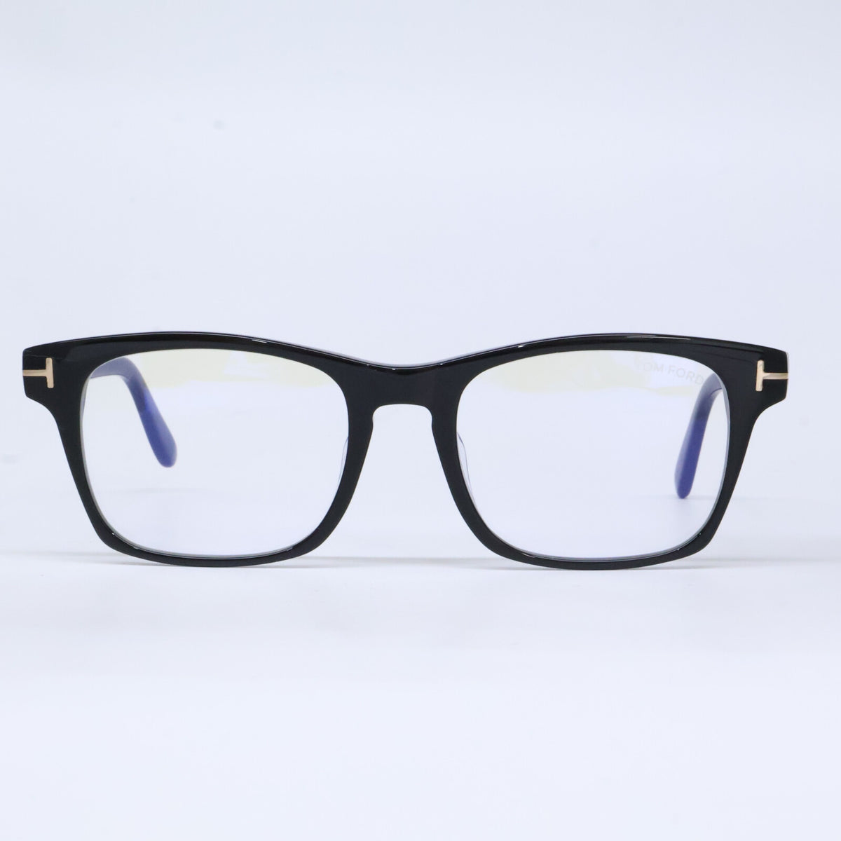 TOM FORD トムフォード FT6150-D-B/V 001 シャイニーブラック アジアフィット スクエアモデル ブルーライトカットメガネ 眼鏡