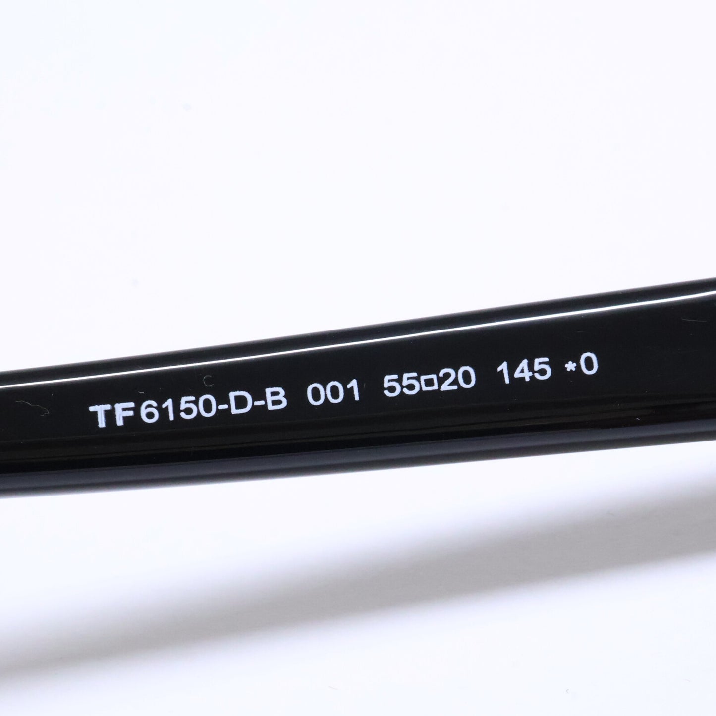 TOM FORD トムフォード FT6150-D-B/V 001 シャイニーブラック アジアフィット スクエアモデル ブルーライトカットメガネ 眼鏡