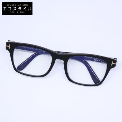 TOM FORD トムフォード FT6150-D-B/V 001 シャイニーブラック アジアフィット スクエアモデル ブルーライトカットメガネ 眼鏡