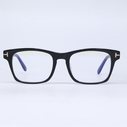 TOM FORD トムフォード FT6150-D-B/V 001 シャイニーブラック アジアフィット スクエアモデル ブルーライトカットメガネ 眼鏡