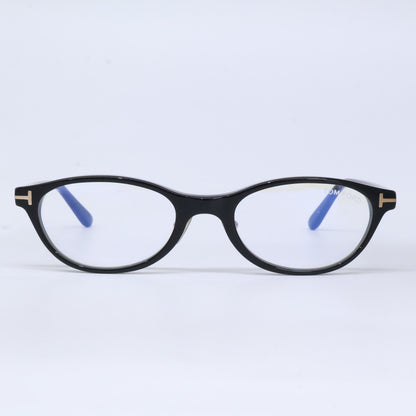 TOM FORD トムフォード FT6114-D-B/V 001 シャイニーブラック オーバルスタイル ブルーライトカットメガネ 眼鏡