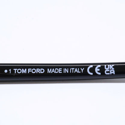 TOM FORD トムフォード FT6114-D-B/V 001 シャイニーブラック オーバルスタイル ブルーライトカットメガネ 眼鏡