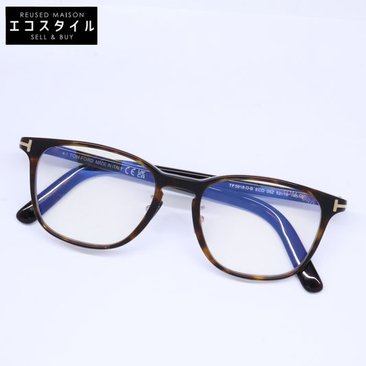 TOM FORD トムフォード FT5918-D-B/V 052 ブラウンデミ ウェリントン型フレーム ブルーライトカットレンズメガネ 眼鏡