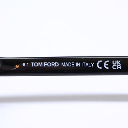 TOM FORD トムフォード FT5818-F-B/V 001 シャイニーブラック ウェリントン/スクエア型フレーム ブルーライトカットレンズメガネ 眼鏡