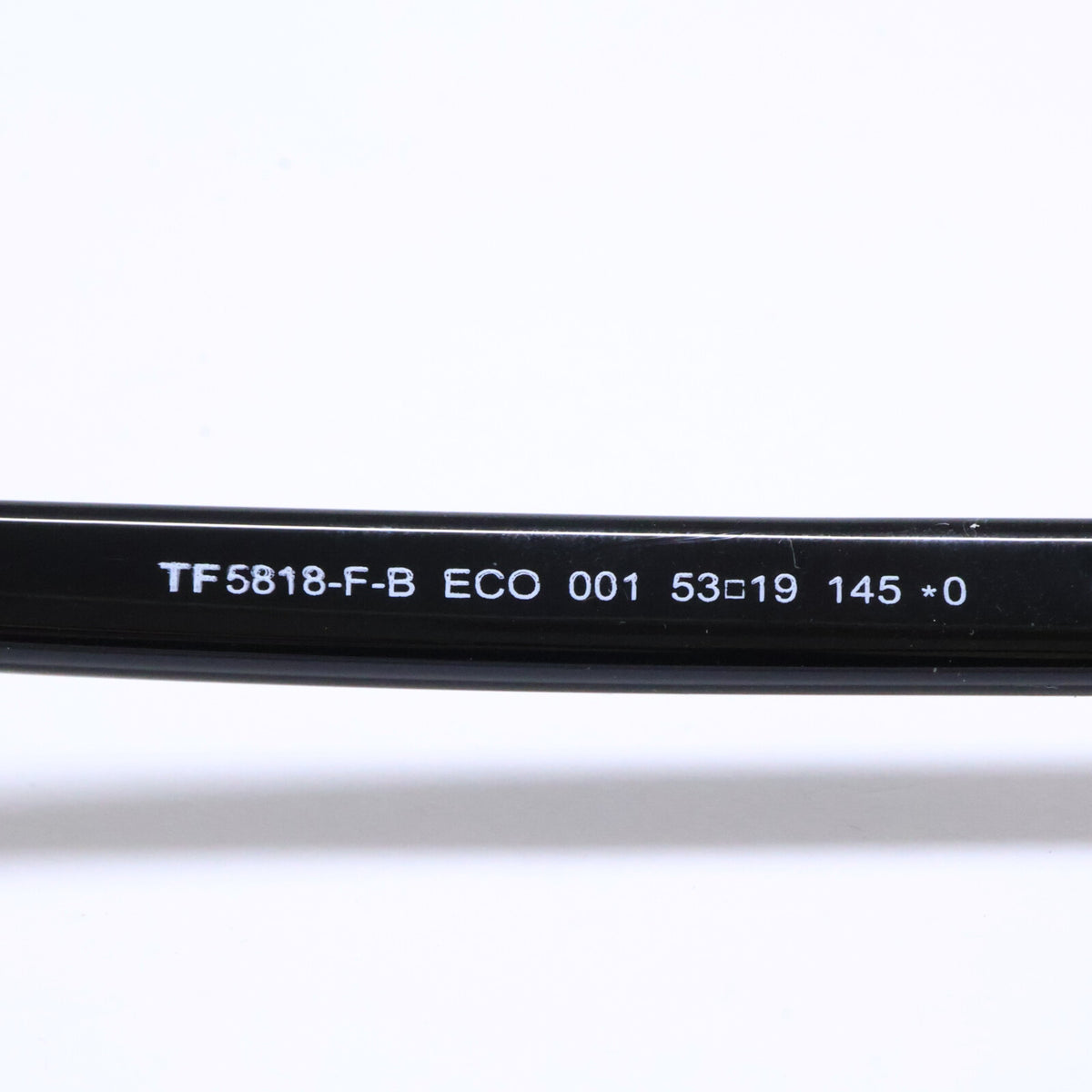 TOM FORD トムフォード FT5818-F-B/V 001 シャイニーブラック ウェリントン/スクエア型フレーム ブルーライトカットレンズメガネ 眼鏡