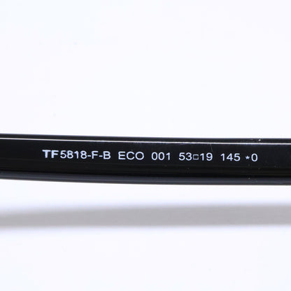 TOM FORD トムフォード FT5818-F-B/V 001 シャイニーブラック ウェリントン/スクエア型フレーム ブルーライトカットレンズメガネ 眼鏡