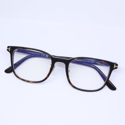 TOM FORD トムフォード FT5925-D-B/V 052 ダークハバナ×ゴールド ウェリントンシェイプ ブルーライトカットレンズメガネ 眼鏡