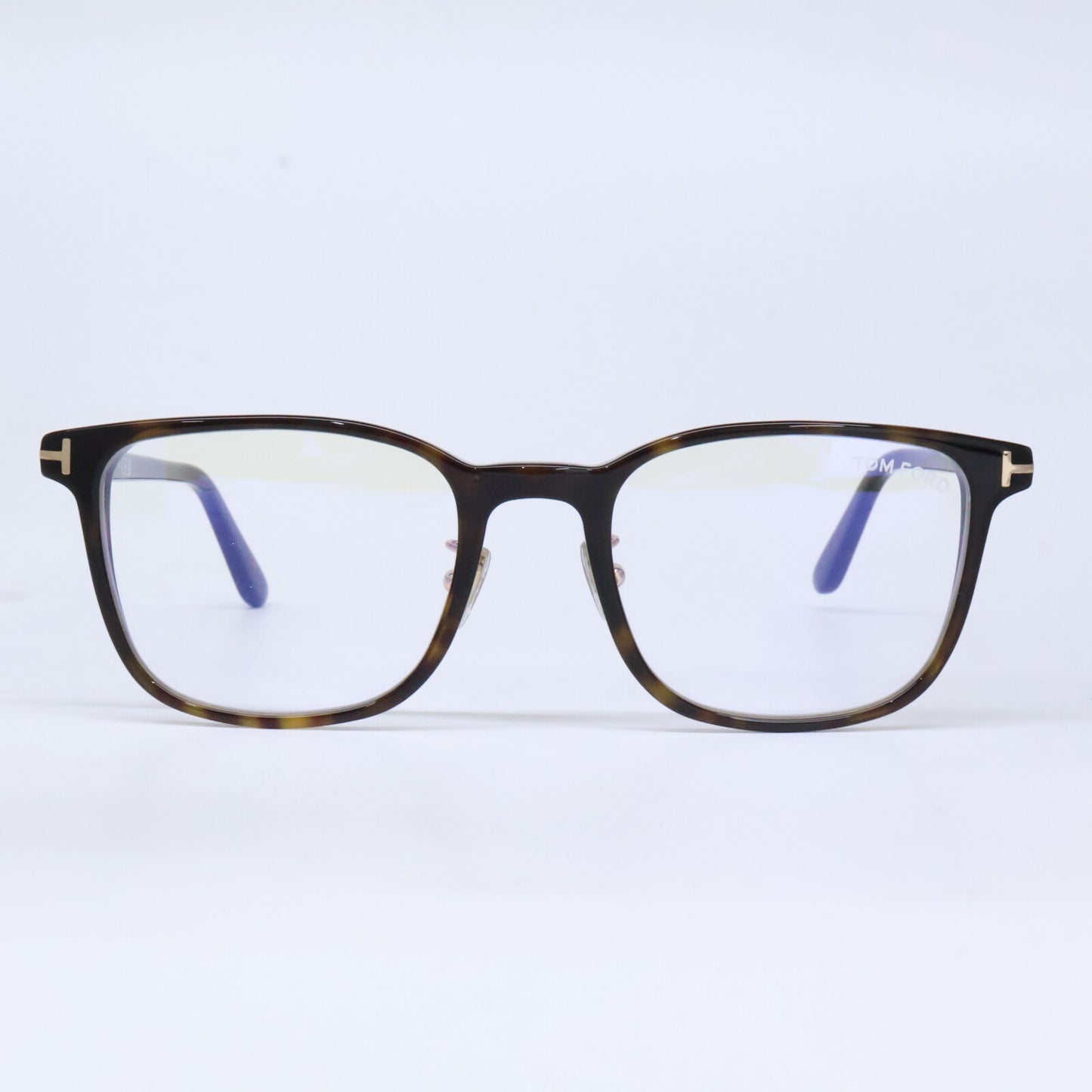TOM FORD トムフォード FT5925-D-B/V 052 ダークハバナ×ゴールド ウェリントンシェイプ ブルーライトカットレンズメガネ 眼鏡