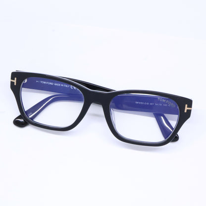 TOM FORD トムフォード FT5781-D-B/V 001 シャイニーブラック スクエア/ウェリントン ブルーライトカットレンズメガネ 眼鏡