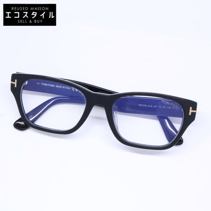 TOM FORD トムフォード FT5781-D-B/V 001 シャイニーブラック スクエア/ウェリントン ブルーライトカットレンズメガネ 眼鏡