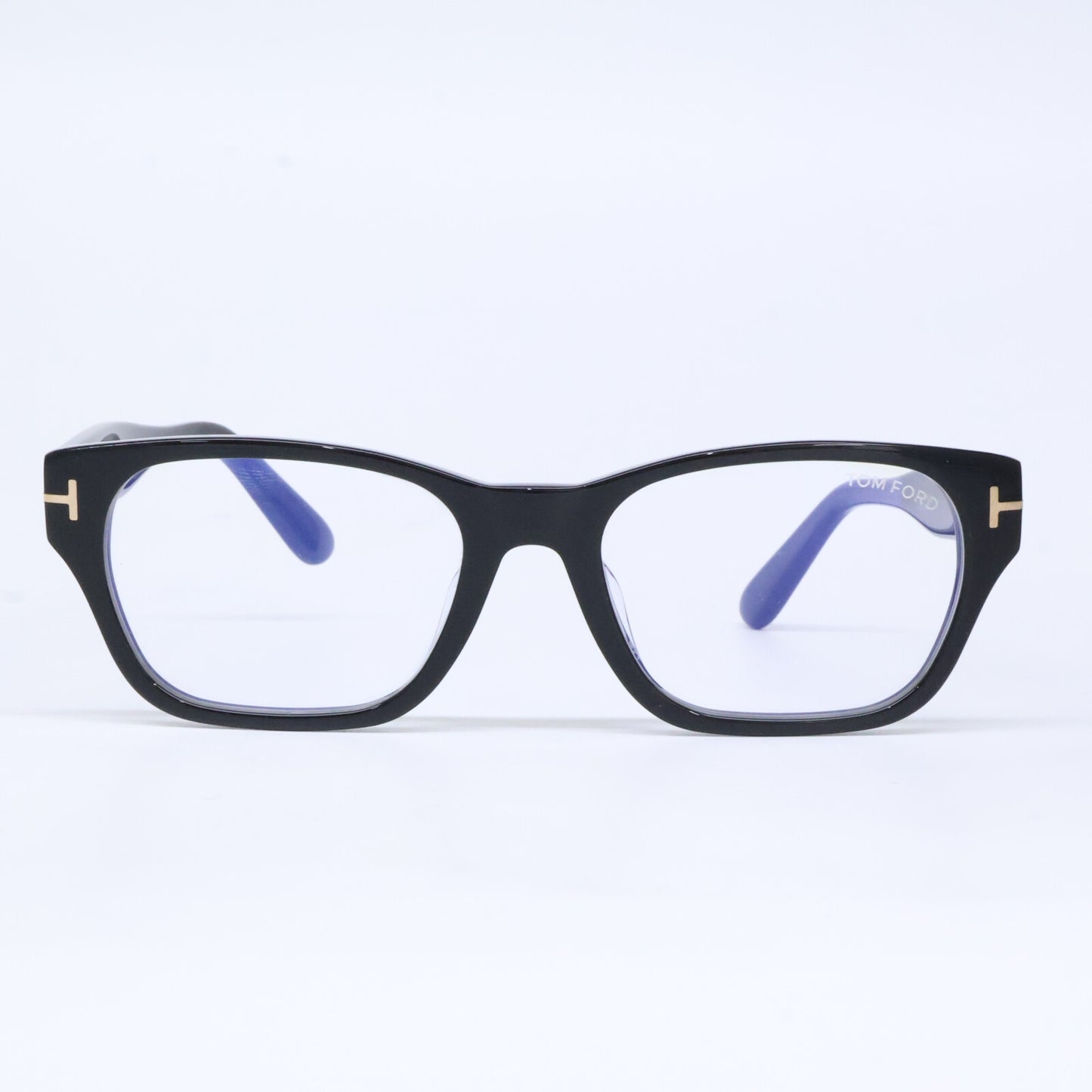 TOM FORD トムフォード FT5781-D-B/V 001 シャイニーブラック スクエア/ウェリントン ブルーライトカットレンズメガネ 眼鏡
