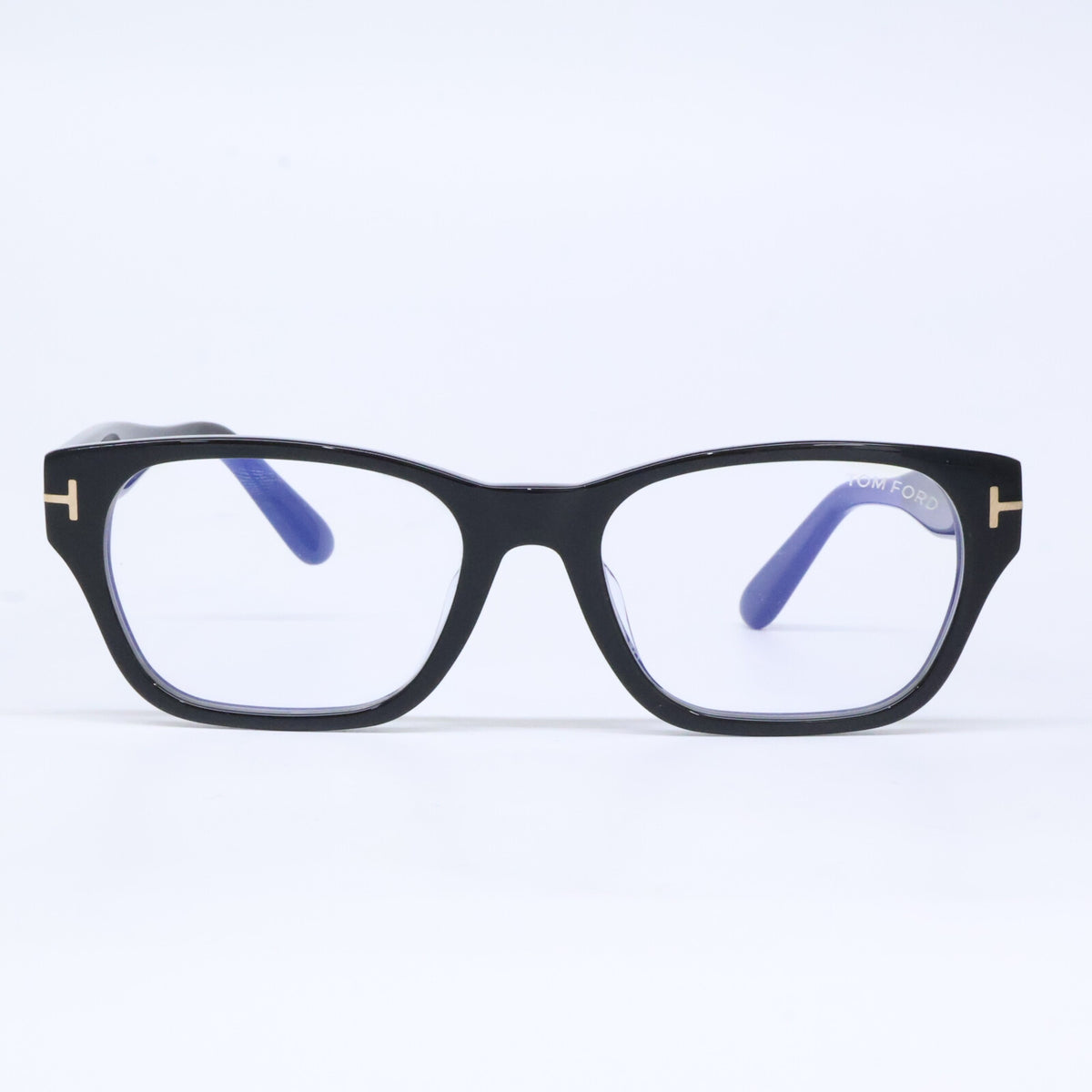TOM FORD トムフォード FT5781-D-B/V 001 シャイニーブラック スクエア/ウェリントン ブルーライトカットレンズメガネ 眼鏡