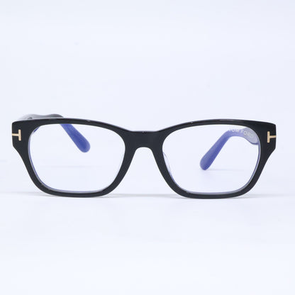TOM FORD トムフォード FT5781-D-B/V 001 シャイニーブラック スクエア/ウェリントン ブルーライトカットレンズメガネ 眼鏡