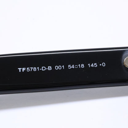 TOM FORD トムフォード FT5781-D-B/V 001 シャイニーブラック スクエア/ウェリントン ブルーライトカットレンズメガネ 眼鏡