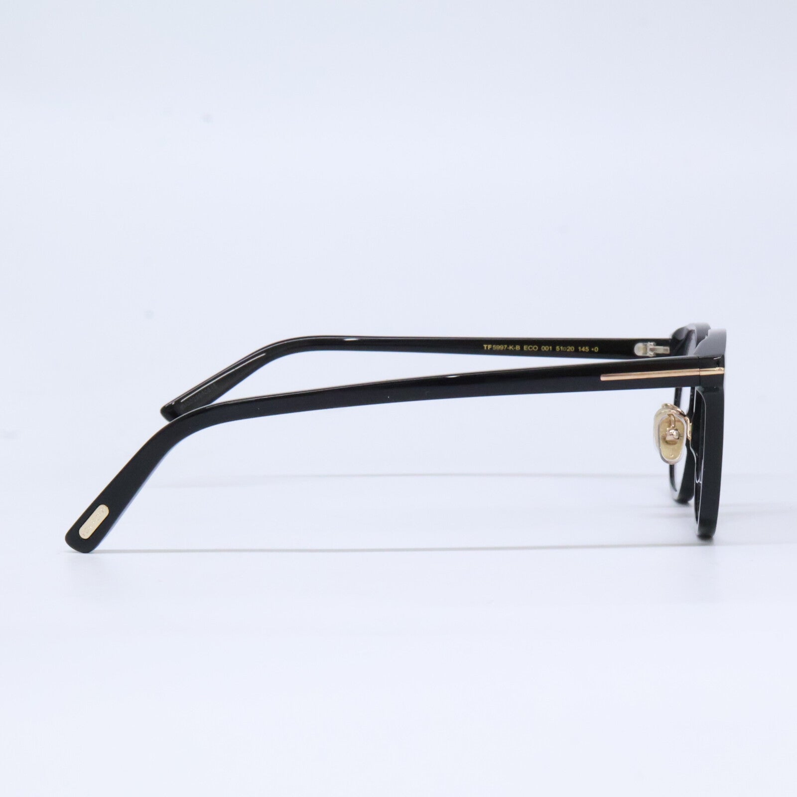 TOM FORD トムフォード FT5997-K-B/V 001 シャイニーブラック ウェリントン型フレーム ブルーライトカットレンズメガネ 眼鏡