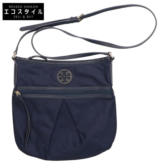 Tory Burch トリーバーチ 【美品】レザーｘナイロン ショルダーバッグ
