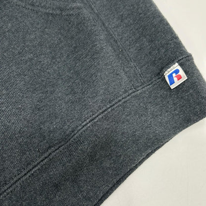 RUSSELL ATHLETIC ラッセルアスレティック 00's グレー コットン FULLERTON 裏起毛 スウェットジップフーディ ジャケット