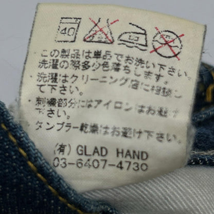 GANGSTERVILLE ギャングスタービル インディゴ IRON CROSS/アイアンクロス刺繍 Thug Denim デニムパンツ ボトムス