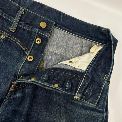 GANGSTERVILLE ギャングスタービル インディゴ IRON CROSS/アイアンクロス刺繍 Thug Denim デニムパンツ ボトムス