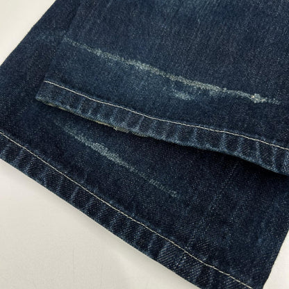 GANGSTERVILLE ギャングスタービル インディゴ IRON CROSS/アイアンクロス刺繍 Thug Denim デニムパンツ ボトムス