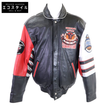 JEFF HAMILTON ジェフハミルトン Premier Edition 90's USA製 Chicago Bulls 72-10 1996 championship レザージャケット ジャケット