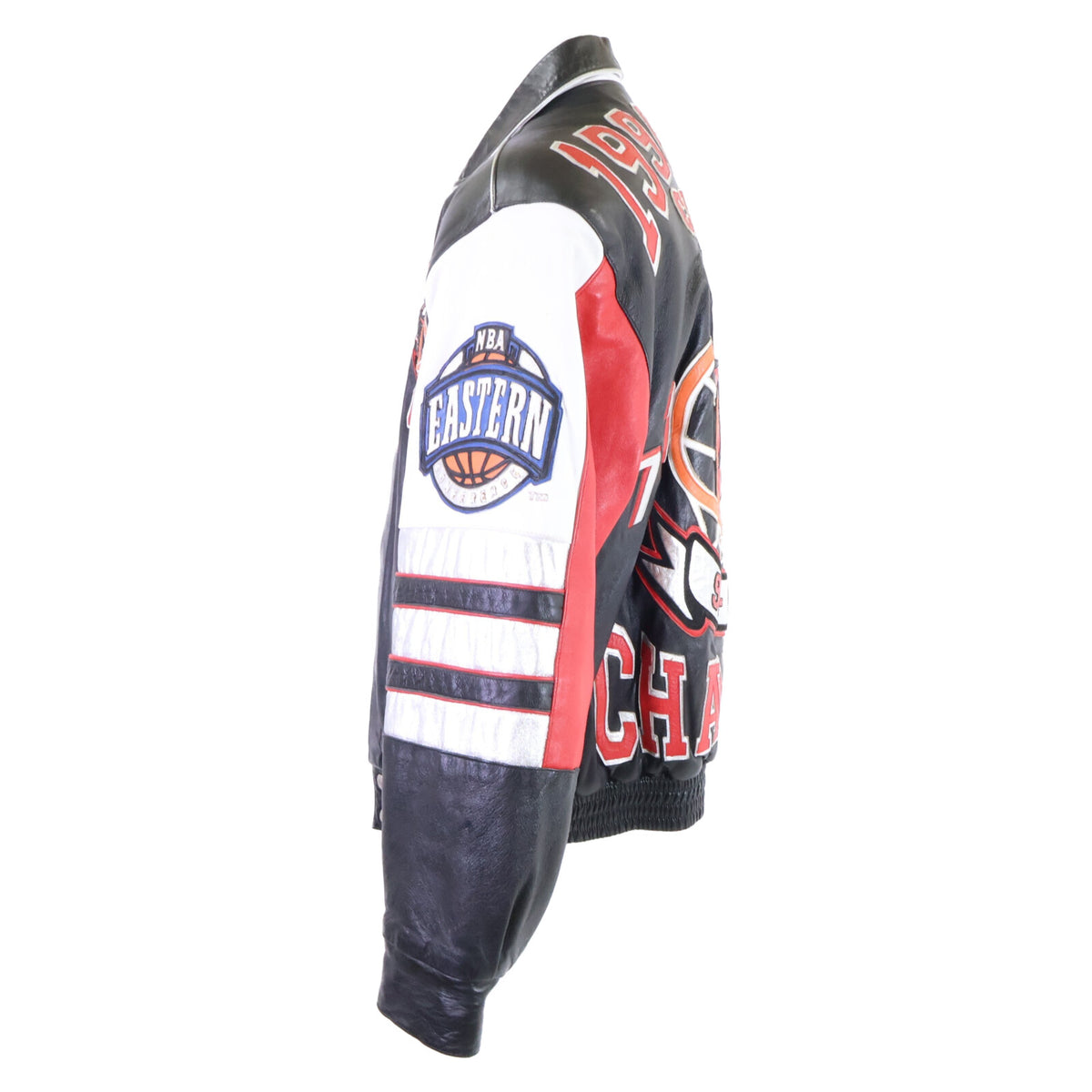 JEFF HAMILTON ジェフハミルトン Premier Edition 90's USA製 Chicago Bulls 72-10 1996 championship レザージャケット ジャケット