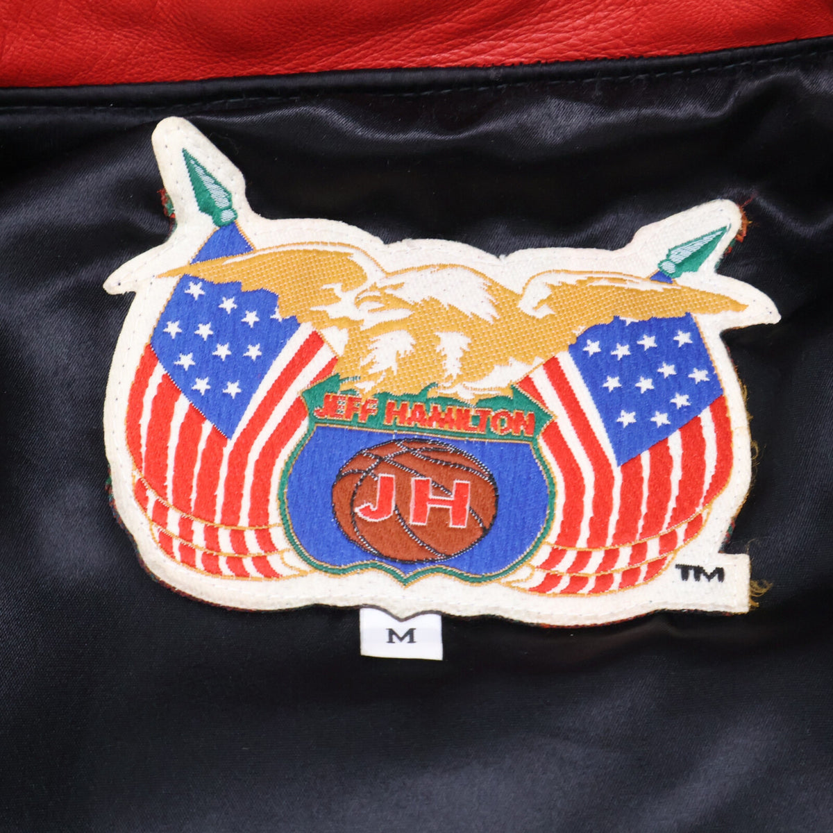 JEFF HAMILTON ジェフハミルトン Limited Edition 90's Chicago Bulls シカゴ ブルズ NBA champions TEAM OF THE 90's ラインストーン レザージャケット ジャケット