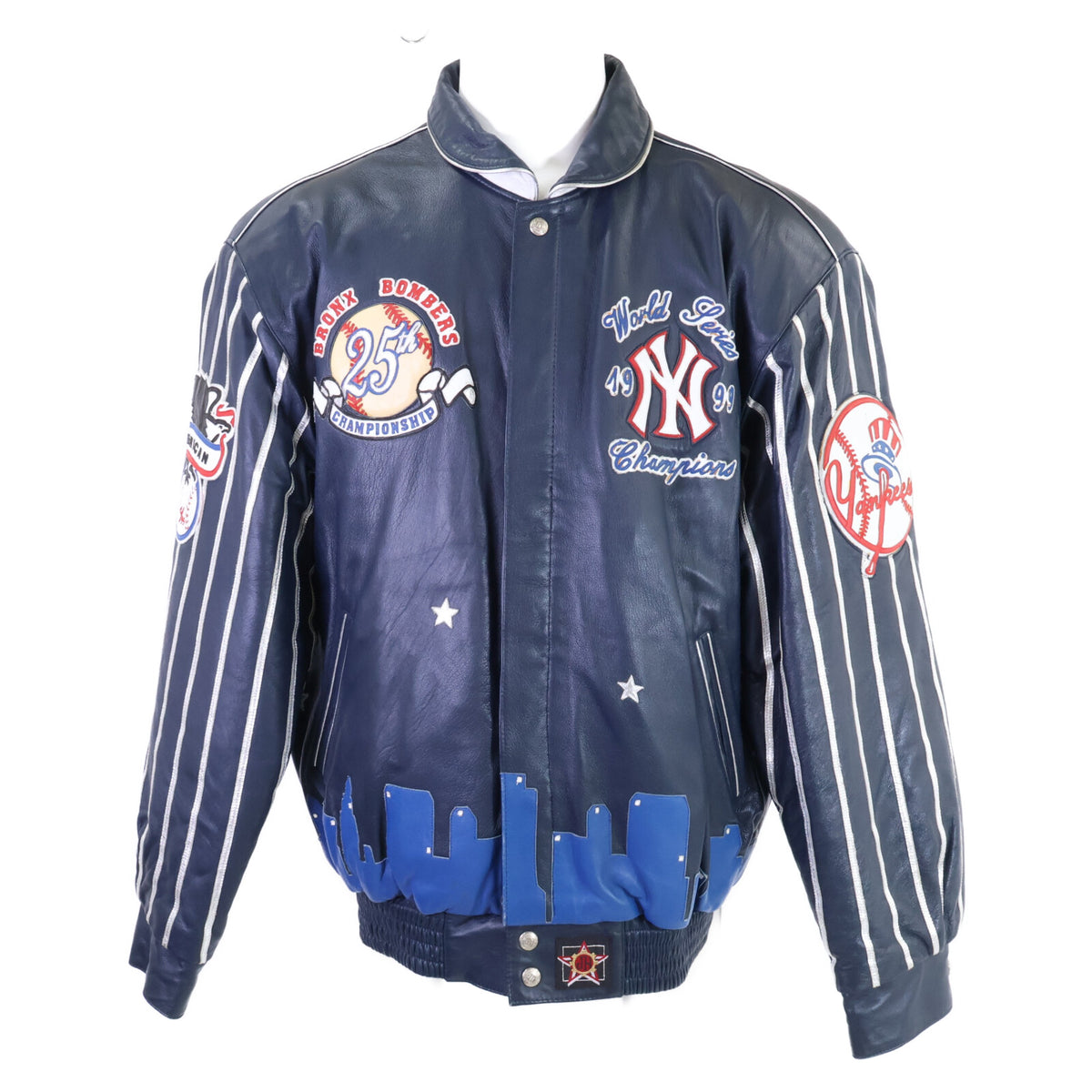JEFF HAMILTON ジェフハミルトン Limited Edition 6/99 90's USA製 New York Yankees 1999 championship レザージャケット ジャケット
