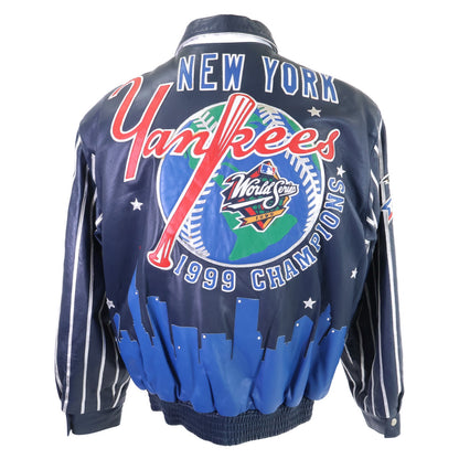 JEFF HAMILTON ジェフハミルトン Limited Edition 6/99 90's USA製 New York Yankees 1999 championship レザージャケット ジャケット
