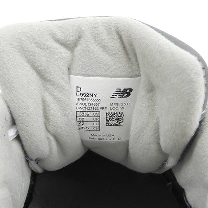NEW BALANCE ニューバランス ABZORB SBS ローカットスニーカー シューズ メンズ スエード×メッシュ ネイビー 26.5cm U992NY シューズ