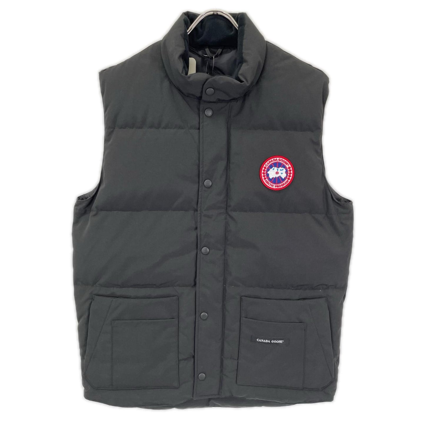 CANADA GOOSE カナダグース 4154M FREESTYLE CREW VEST/フリースタイル クルー ベスト ブラック コットン混 ダウンベスト ベスト