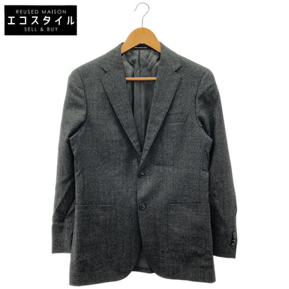 green label relaxing グリーンレーベルリラクシング 3122-127-1352 カノニコ生地 グレー ウール ミルド織無地 2B S/RV ジャケット トップス