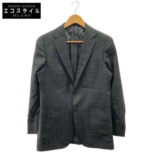 green label relaxing グリーンレーベルリラクシング 3122-127-1352 カノニコ生地 グレー ウール ミルド織無地 2B S/RV ジャケット トップス