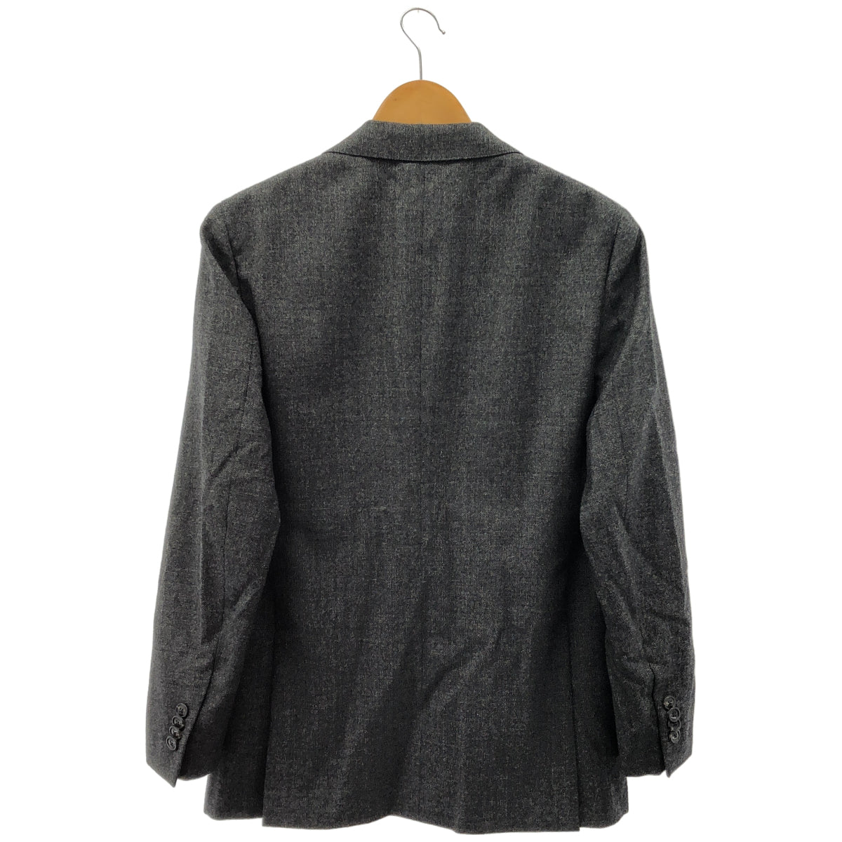 green label relaxing グリーンレーベルリラクシング 3122-127-1352 カノニコ生地 グレー ウール ミルド織無地 2B S/RV ジャケット トップス