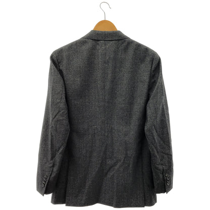 green label relaxing グリーンレーベルリラクシング 3122-127-1352 カノニコ生地 グレー ウール ミルド織無地 2B S/RV ジャケット トップス