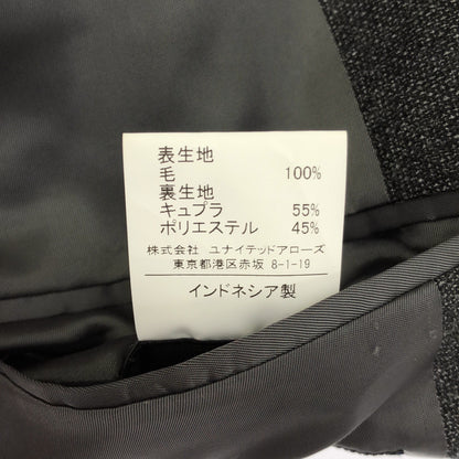green label relaxing グリーンレーベルリラクシング 3122-127-1352 カノニコ生地 グレー ウール ミルド織無地 2B S/RV ジャケット トップス